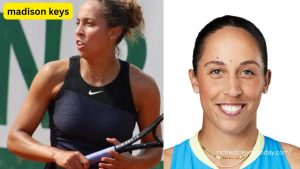 Madison Keys smiling portrait during her tennis career